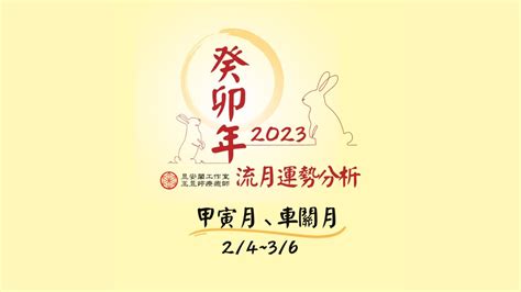 流月2023|八字流月